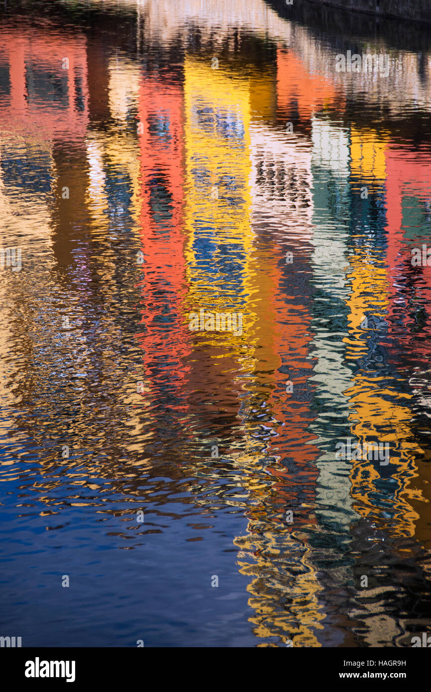 Wasser Reflexionen Stockfoto