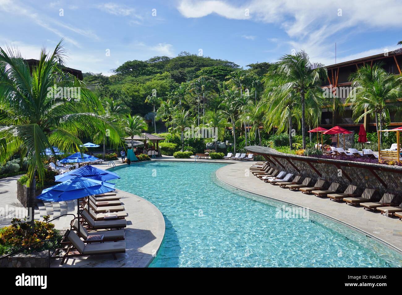 Die vier Seasons Resort Costa Rica, ein Luxus-Hotel auf der Halbinsel Papagayo in der Nähe von Liberia in Guanacaste Stockfoto