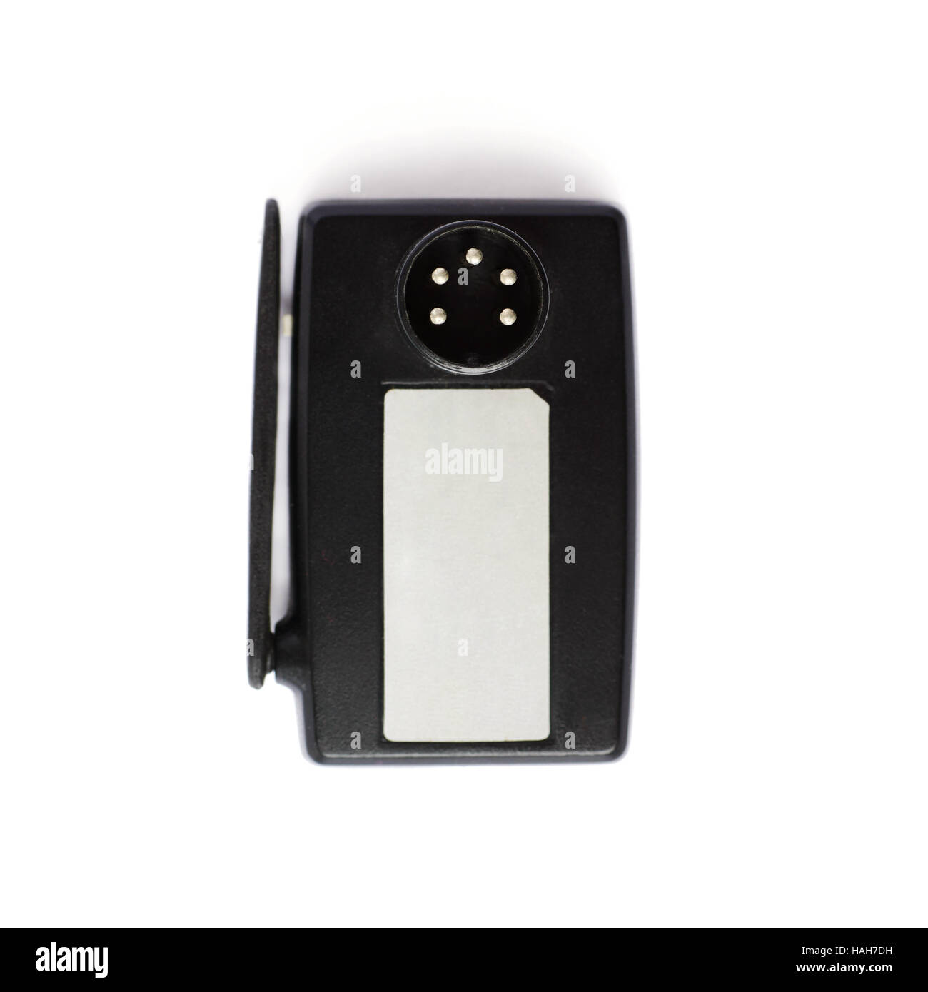 Wireless-Flash-Trigger zu isolieren, auf weißem Hintergrund Stockfoto