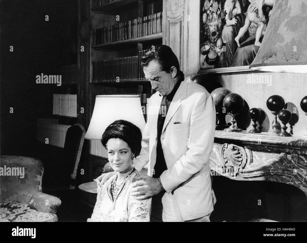 Boccaccio 70 Segment "Il Lavoro" (The Job) Jahr: 1962 Italien / Frankreich Regie: Luchino Visconti Luchino Visconti, Romy Schneider Shooting Bild Stockfoto