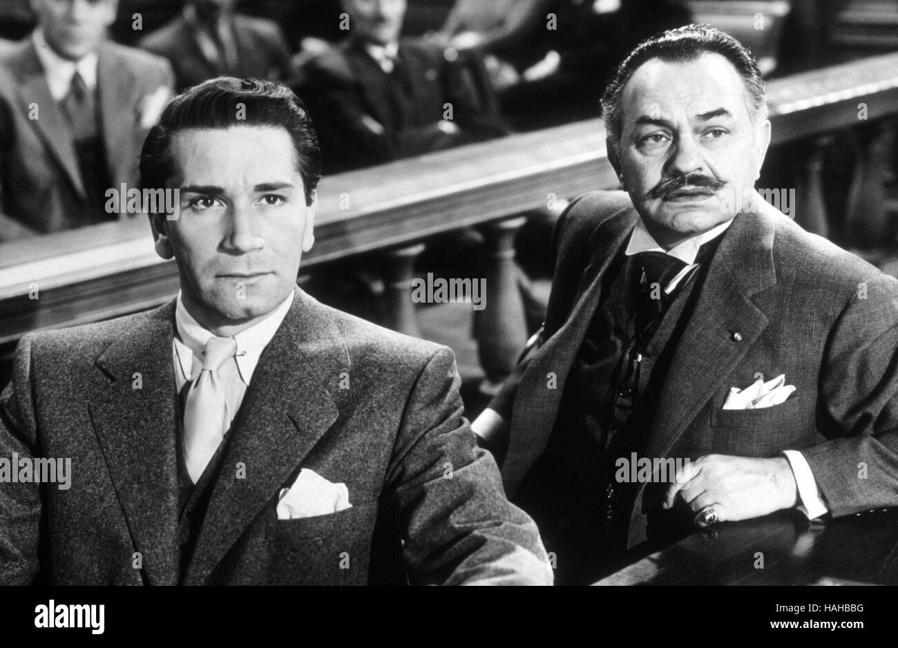 Haus des fremden Jahr: 1949 USA Regie: Joseph L. Mankiewicz Richard Conte, Edward G. Robinson Stockfoto