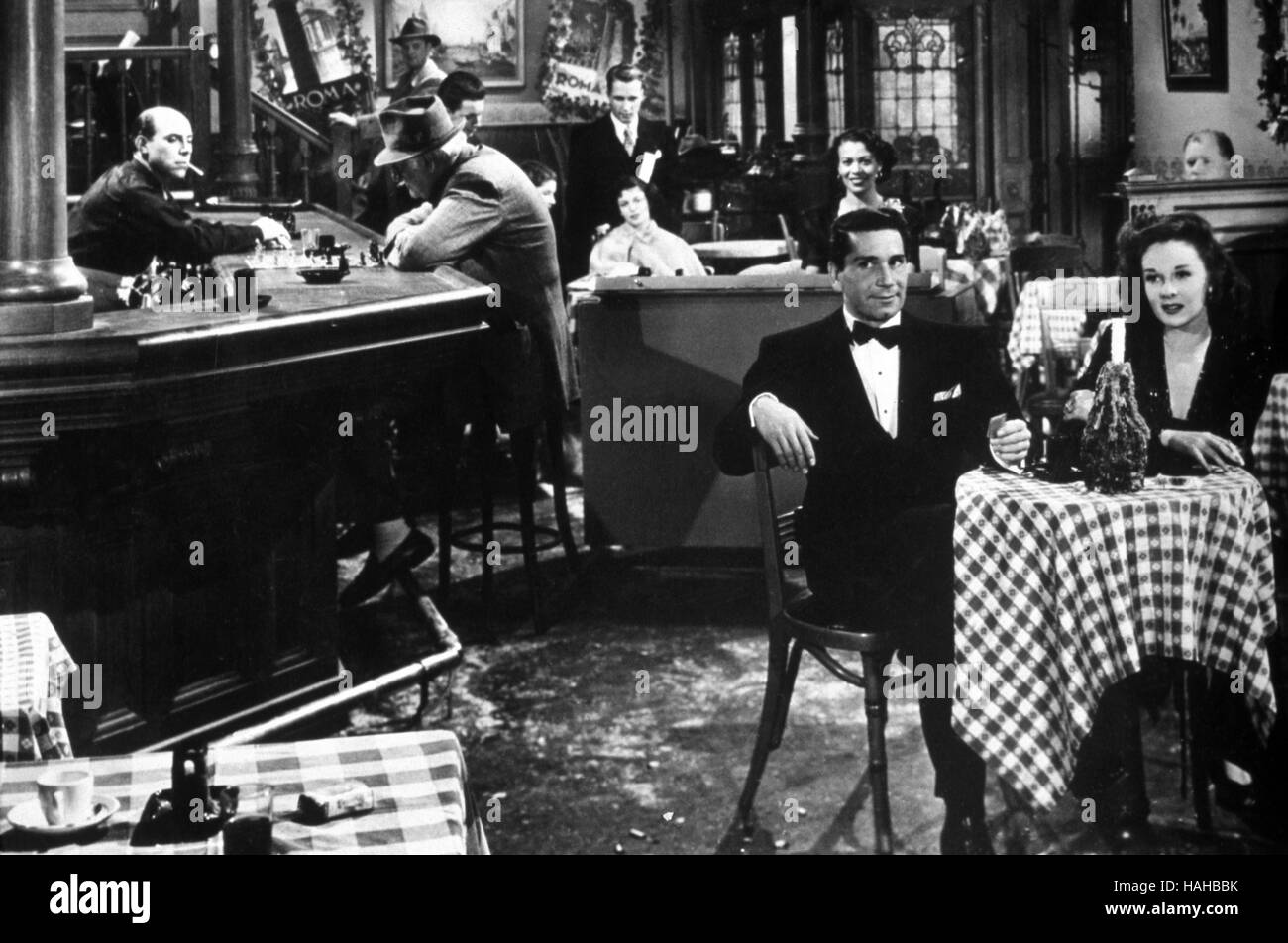Haus des fremden Jahr: 1949 USA Regie: Joseph L. Mankiewicz Richard Conte, Debra Paget Stockfoto