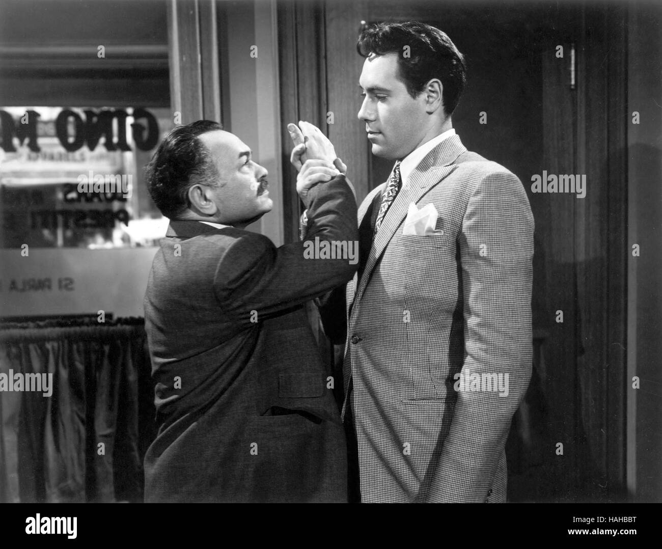 Haus des fremden Jahr: 1949 USA Regie: Joseph L. Mankiewicz Edward G. Robinson, Richard Conte Stockfoto