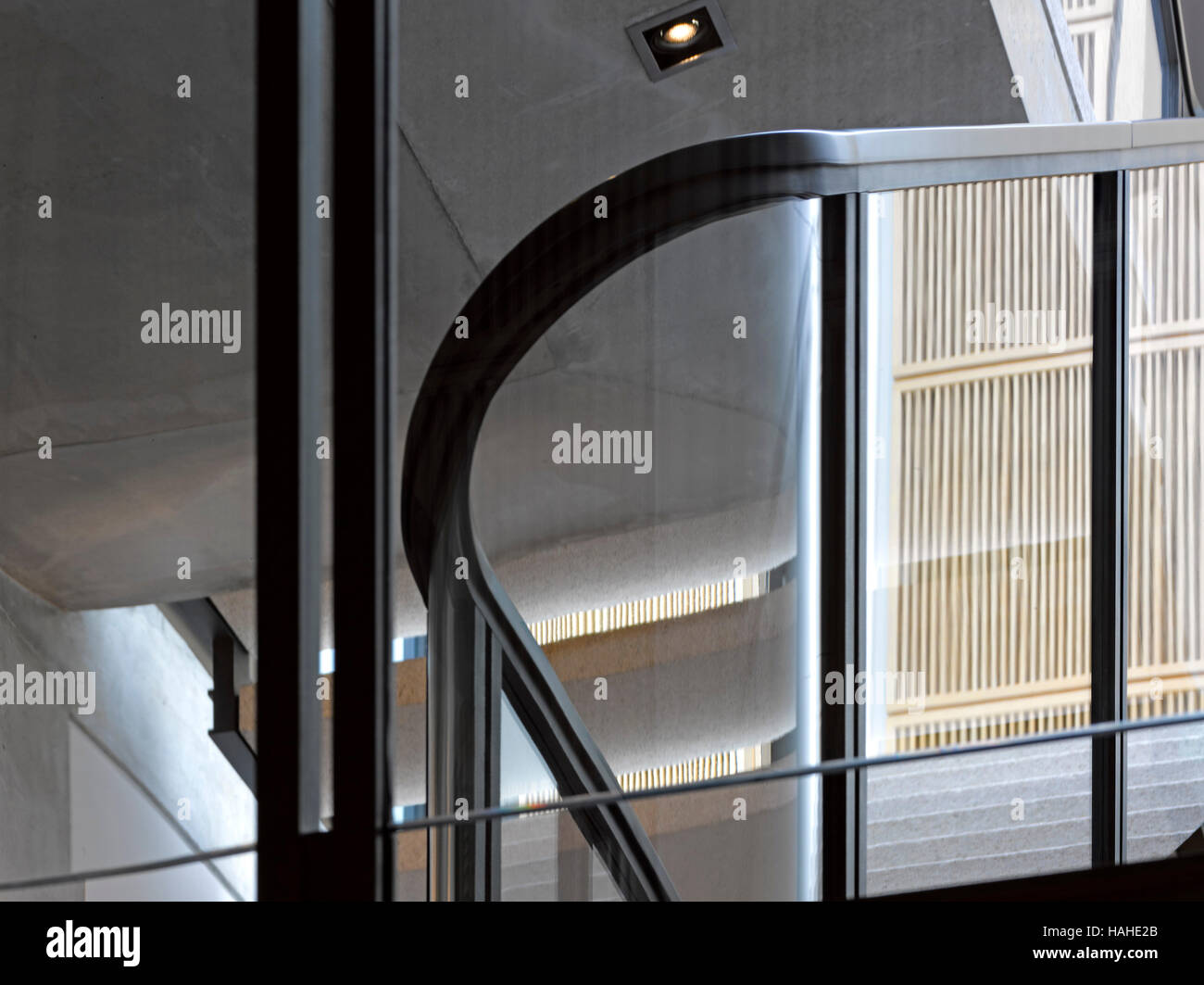 Treppe-Detail im Privathaus. Architektonische Lager, verschiedene, Vereinigtes Königreich. Architekt: n/a, 2016. Stockfoto