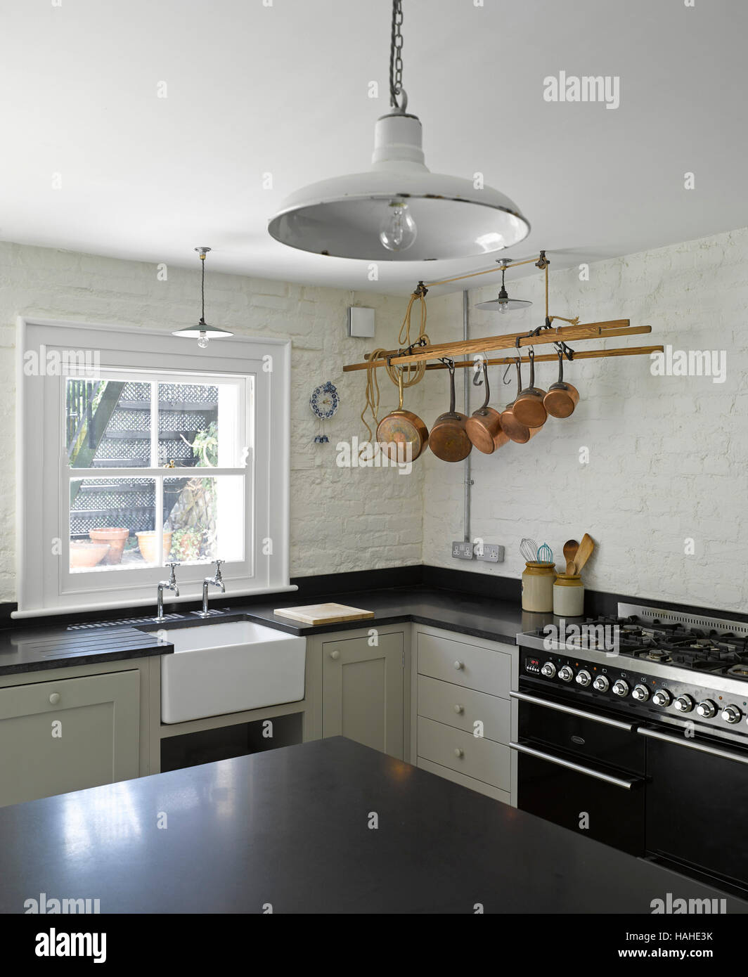 Küche Interieur. Architektonische Lager, verschiedene, Vereinigtes Königreich. Architekt: n/a, 2016. Stockfoto