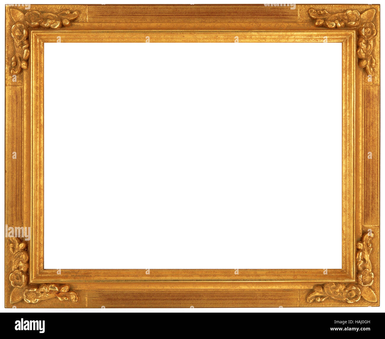 Goldene Bilderrahmen Stockfoto