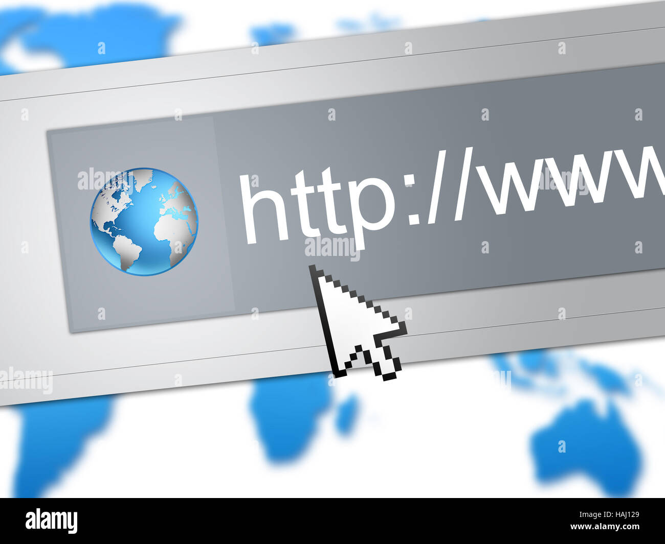 Web-browser Stockfoto