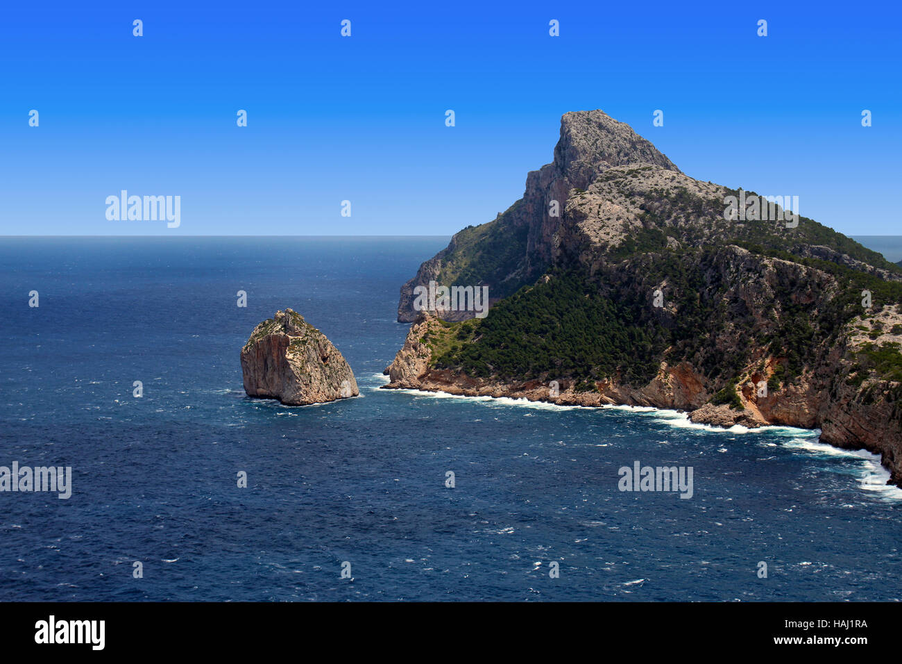Kap Formentor Rock auf Mallorca Balearen Stockfoto