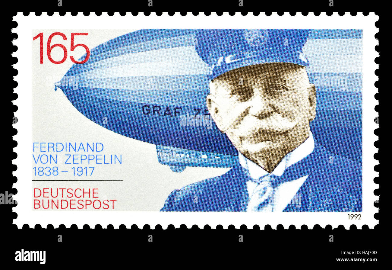 Deutsche Briefmarke (1992) Ferdinand Adolf Heinrich August Graf von
