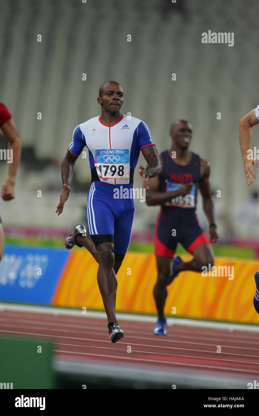 Maleachi DAVIS Großbritannien Athen Griechenland 20. August 2004 Stockfoto