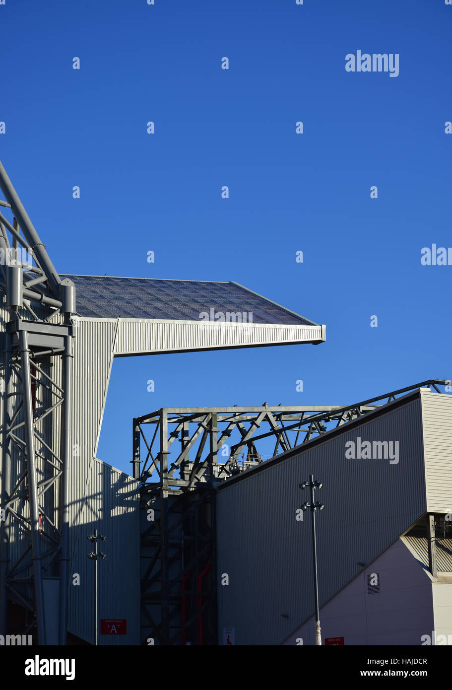 UK, Merseyside, Liverpool, Anfield Road, Liverpool Football Club Stockfoto