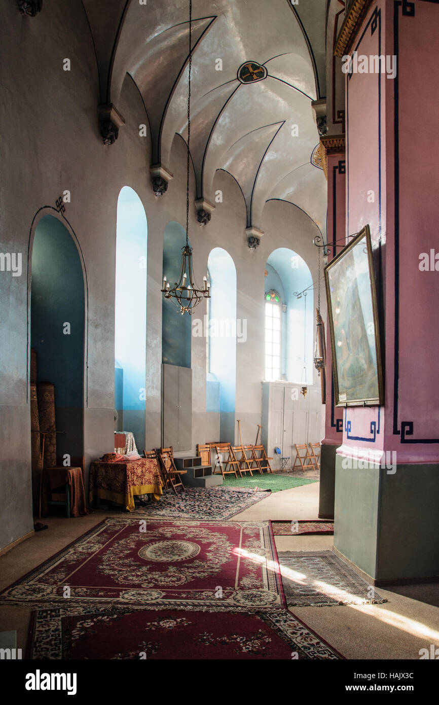 JERUSALEM, ISRAEL - 19. April 2014: Die äthiopische Kirche in Äthiopien Straße in Jerusalem, Israel. Es gehört zu den äthiopischen orthodoxen Tewahedo Kirche Stockfoto