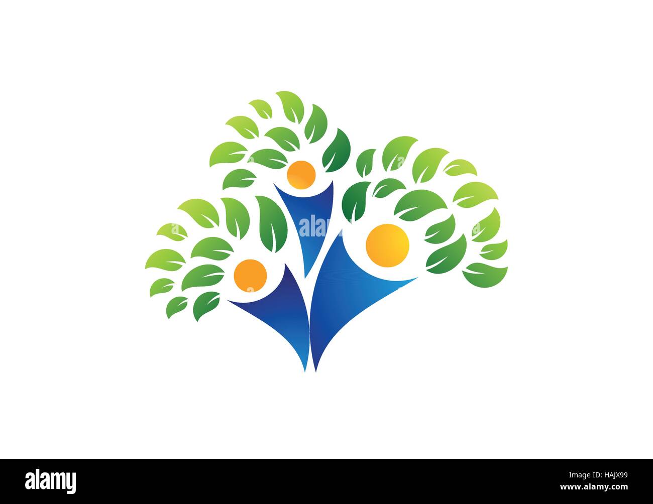 Stammbaum-Logo, Baum Familiensymbol, Mutter- und Kind-Symbol, Elternschaft Gesundheitswesen Bildung-Vektor-design Stock Vektor