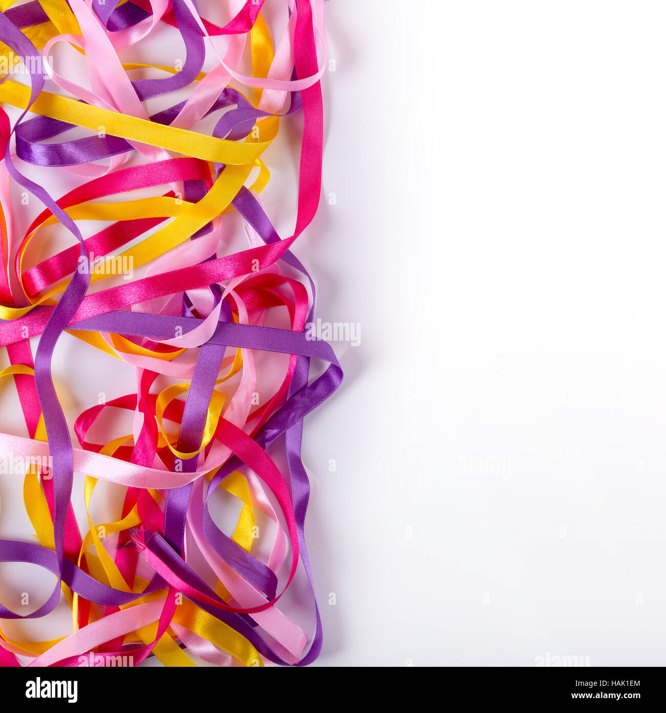 Grußkarte Design mit textfreiraum Band Stockfoto