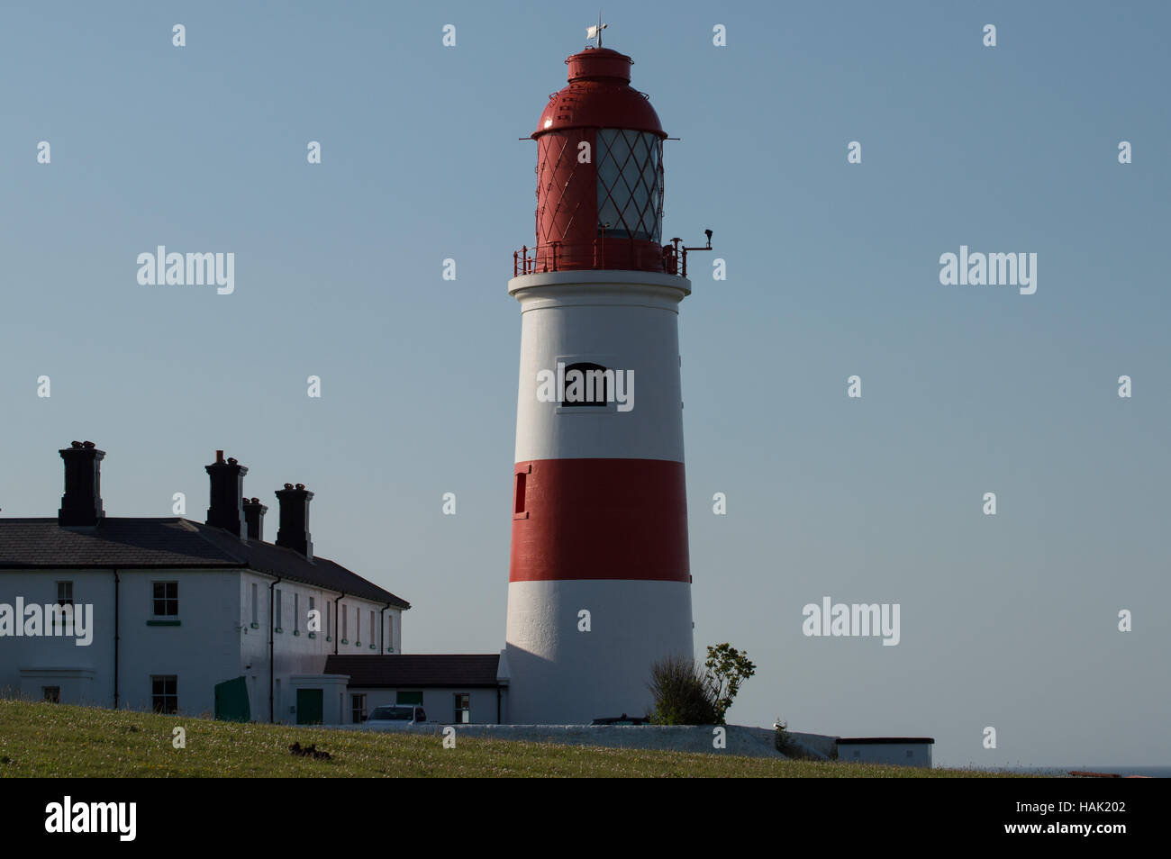 Souter Lighthouse in South Shields, Tyne and Wear. Stockfoto