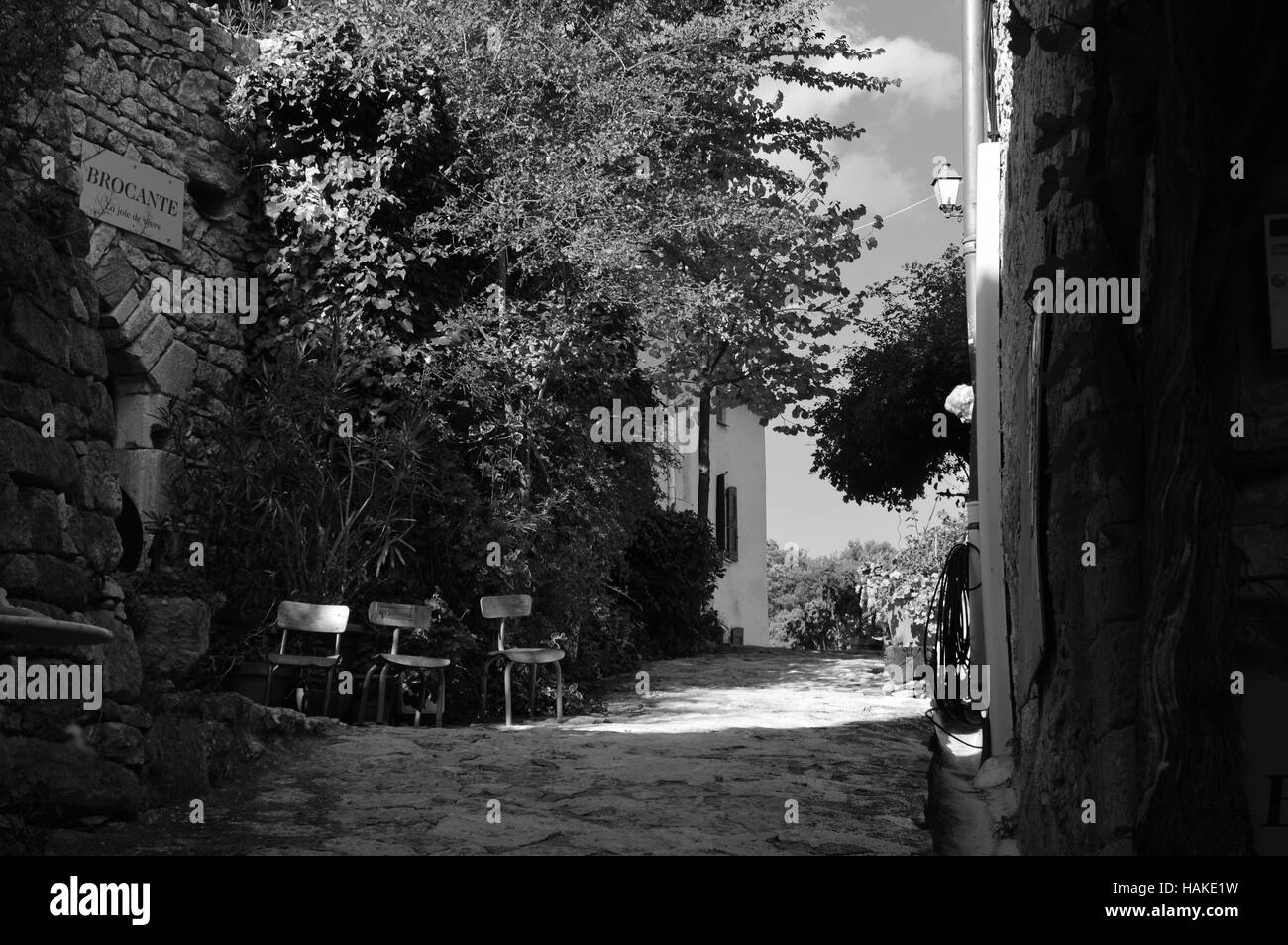 Typische französische Gasse Stockfoto