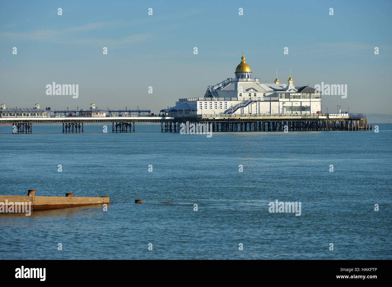 Eastbourne Pier, East Sussex Stockfoto