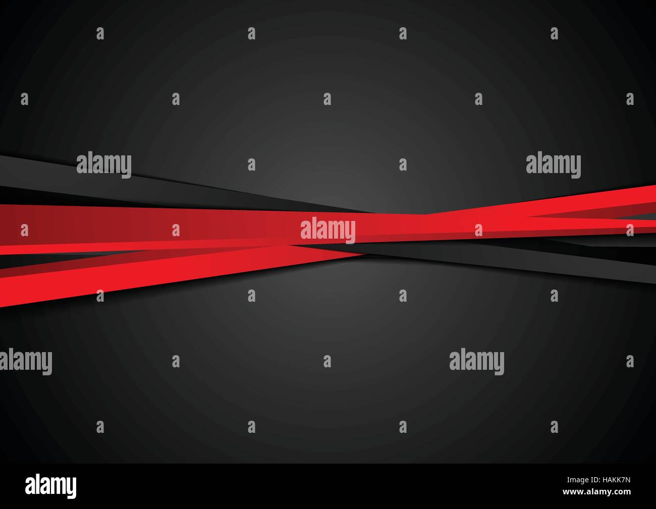 Kontrast-rot-schwarz Streifen corporate Hintergrund. Abstraktes Vektor Grafik Broschüre design Stock Vektor