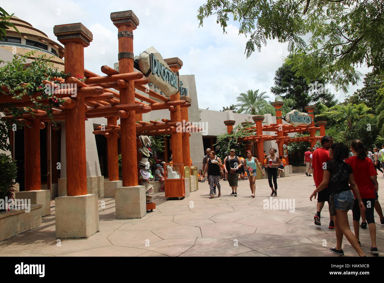 Amusement Park, Universal Studios Orlando Florida Straßen Stockfoto