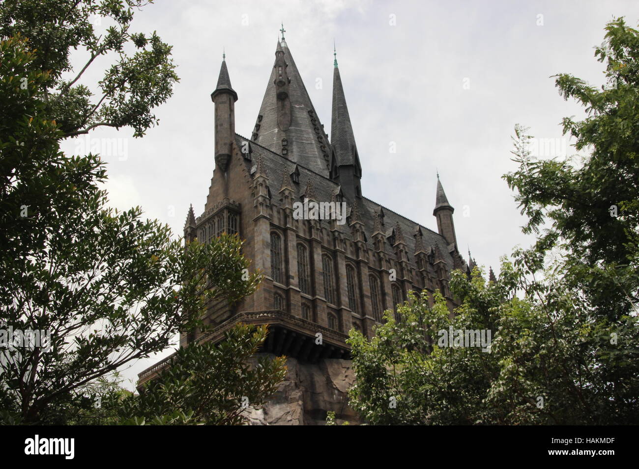 Die Universal Studios und Disneyworld, Harry Potter Themenpark Stockfoto