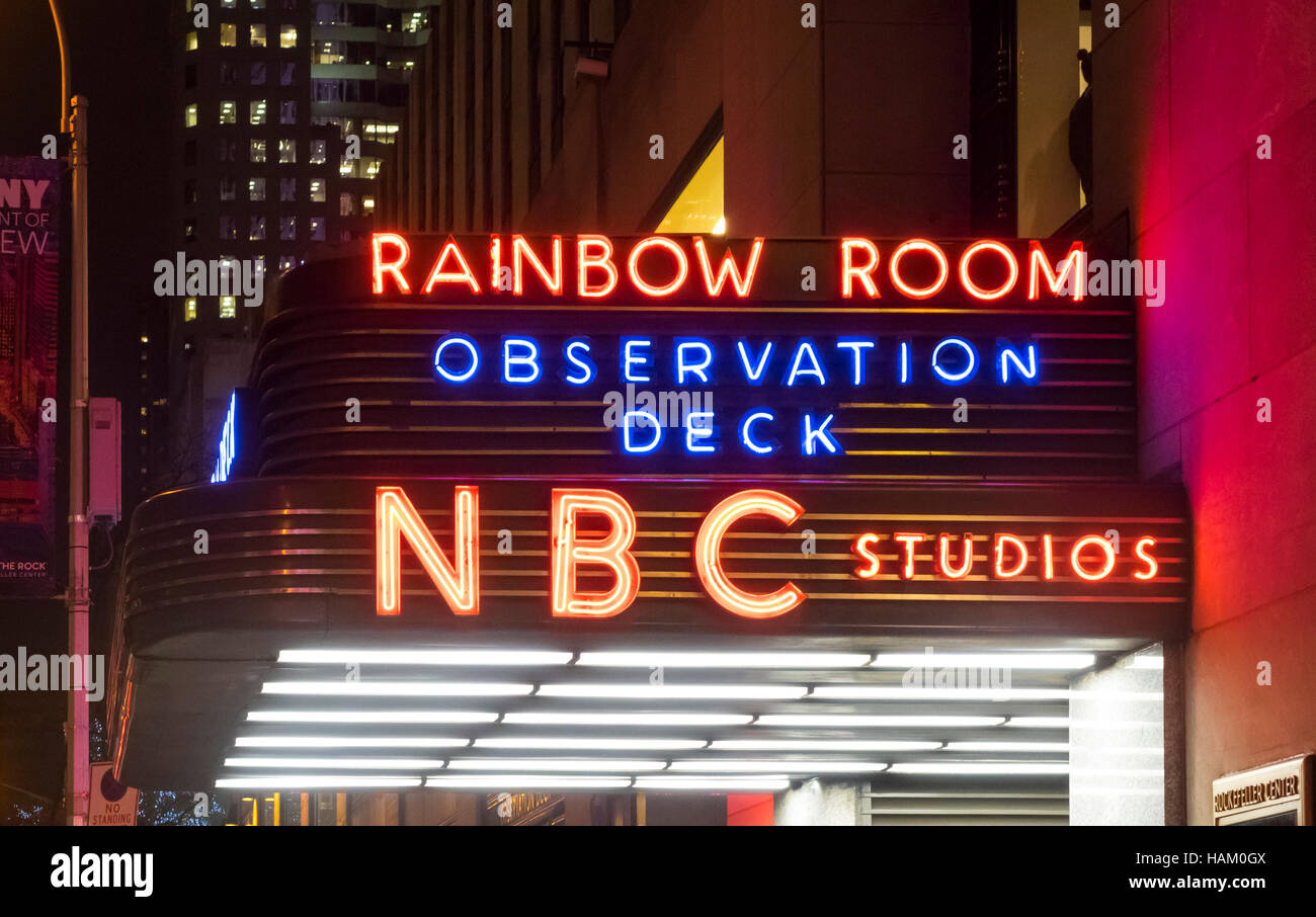 The Rainbow Room New York Stockfotos The Rainbow Room New