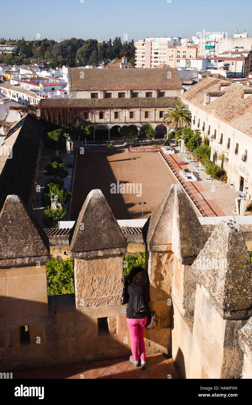 Alcazar de Los Reyes Cristianos, Córdoba, Andalusien, Spanien, Europa Stockfoto