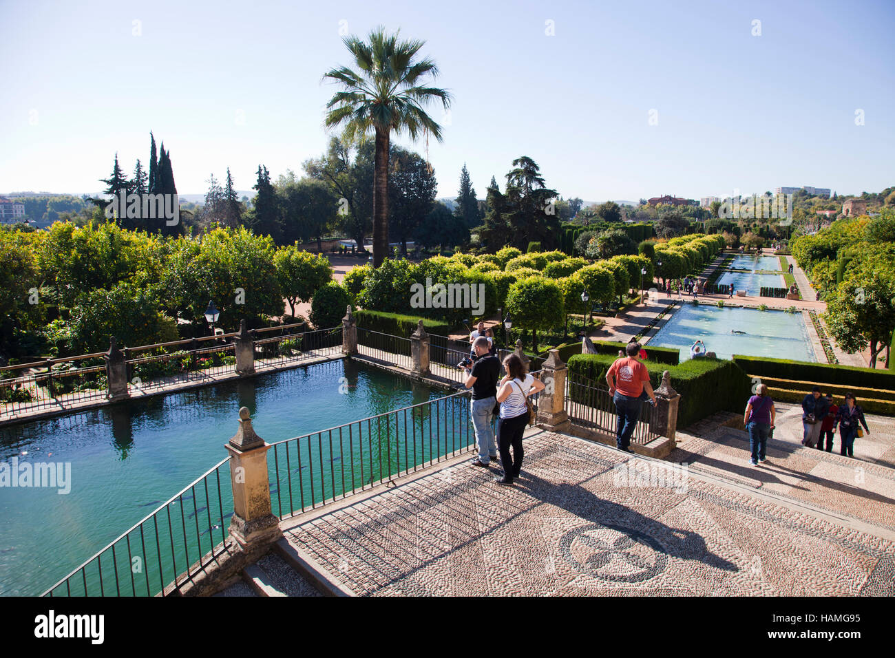 Alcazar de Los Reyes Cristianos, Córdoba, Andalusien, Spanien, Europa Stockfoto