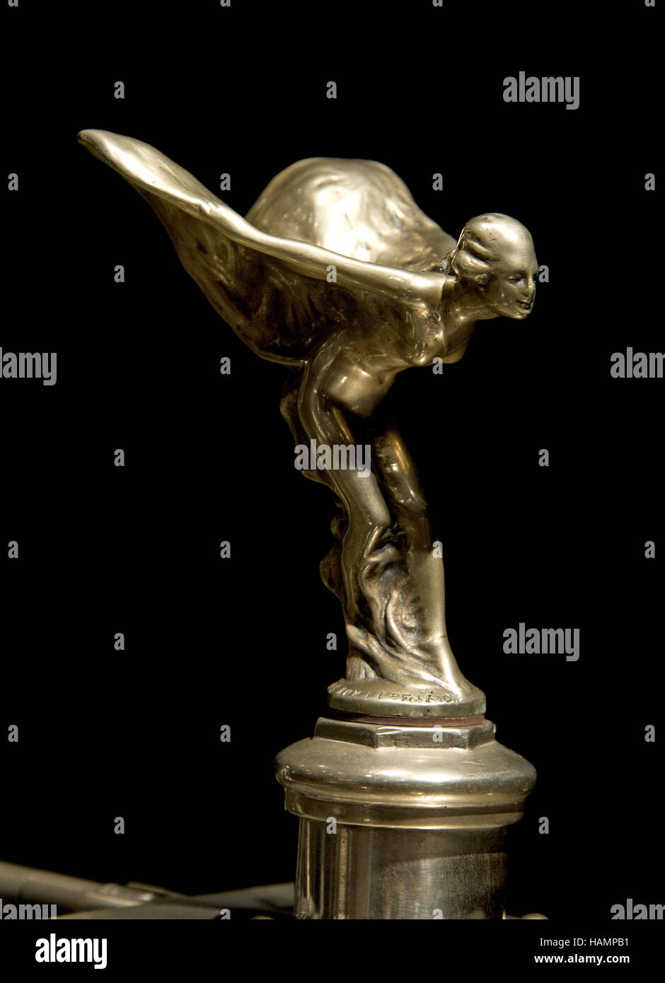 Die Spirit of Ecstasy auf das Phantom der Liebe Rolls-Royce phantom 1, Baujahr 1926 Stockfoto