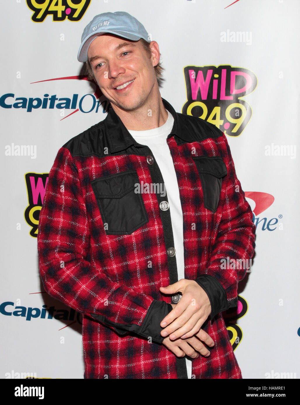 San Jose, USA. 1. Dezember 2016. Musiker und Produzent Diplo besucht WiLD 94.9 FM Jingle Ball 2016 am 1. Dezember 2016 in San Jose, Kalifornien Kredit von Capital One SAP Center vorgestellt: The Foto Zugang/Alamy Live News Stockfoto