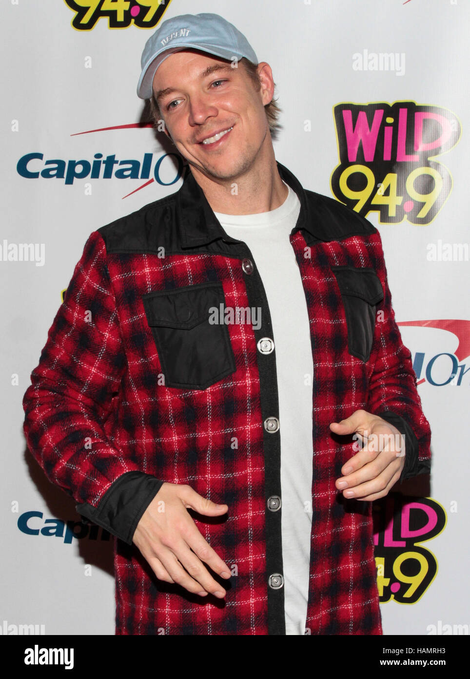 San Jose, USA. 1. Dezember 2016. Musiker und Produzent Diplo besucht WiLD 94.9 FM Jingle Ball 2016 am 1. Dezember 2016 in San Jose, Kalifornien Kredit von Capital One SAP Center vorgestellt: The Foto Zugang/Alamy Live News Stockfoto