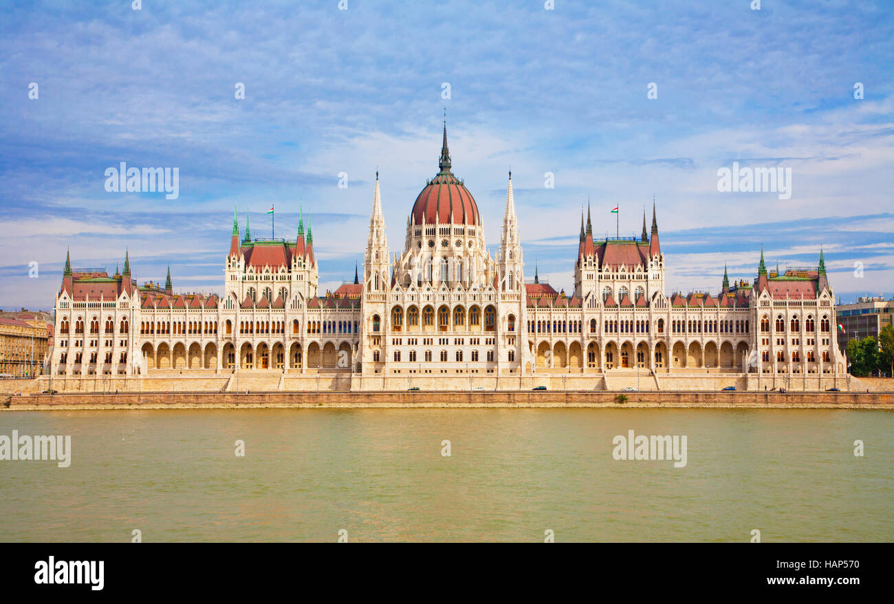 Budapest - das Parlament Stockfoto