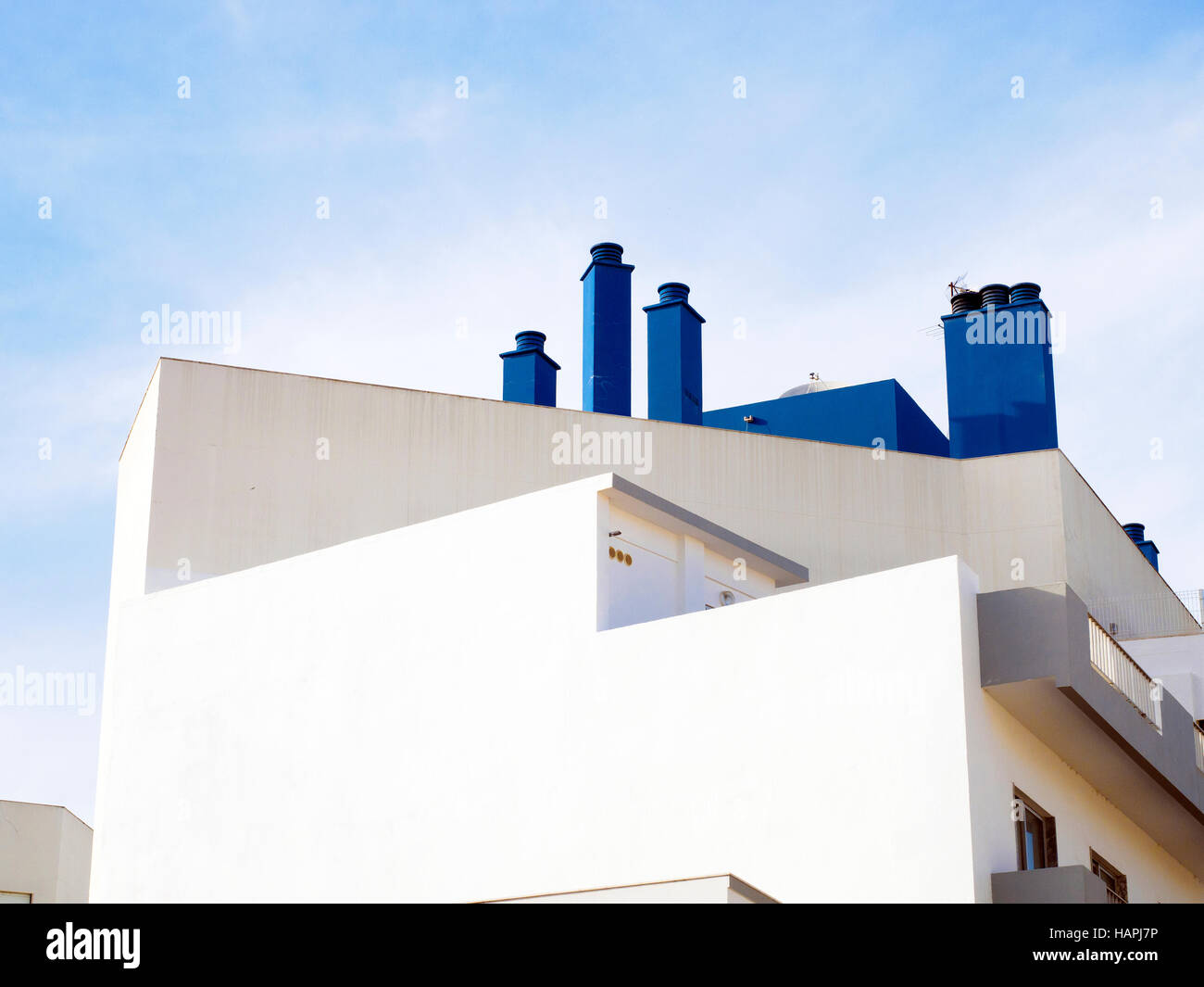 Architektonisches Detail - Region Faro, Algarve, Portugal Stockfoto
