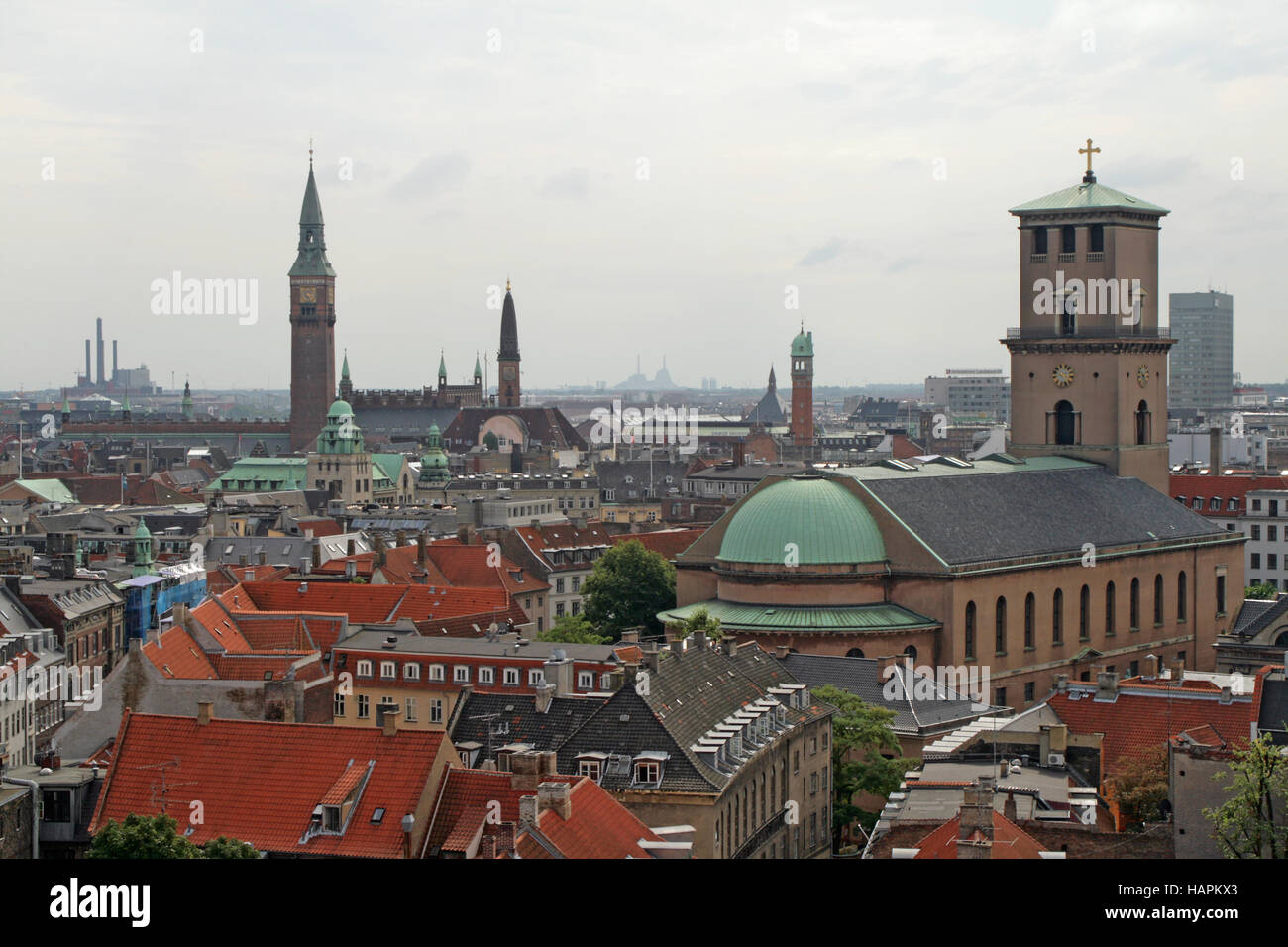 Panorama 005. Copenhagen Stockfoto