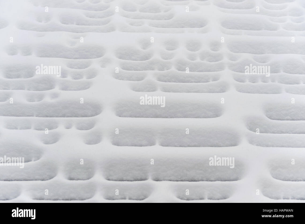 Schnee-Muster Stockfoto