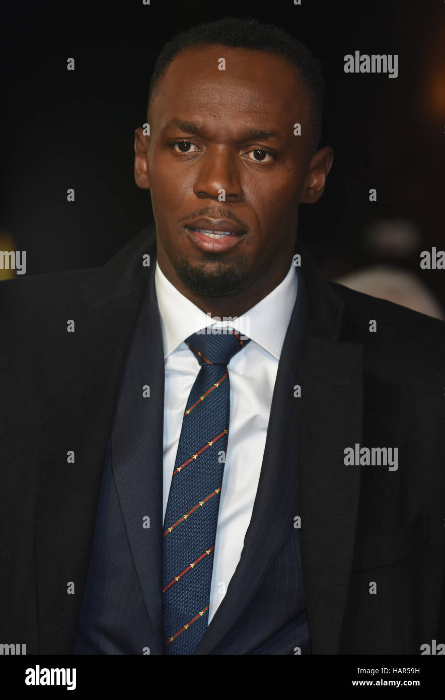 Usain Bolt'I bin Bolt'World Premiere, Odeon Leicester Square,London.UK 28.11.16 Stockfoto