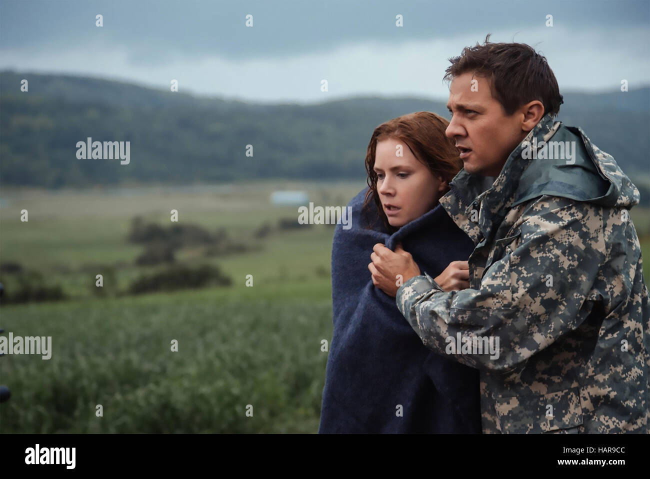 Ankunft 21 Runden Entertainment film mit Amy Adams und Jeremy Renner Stockfoto