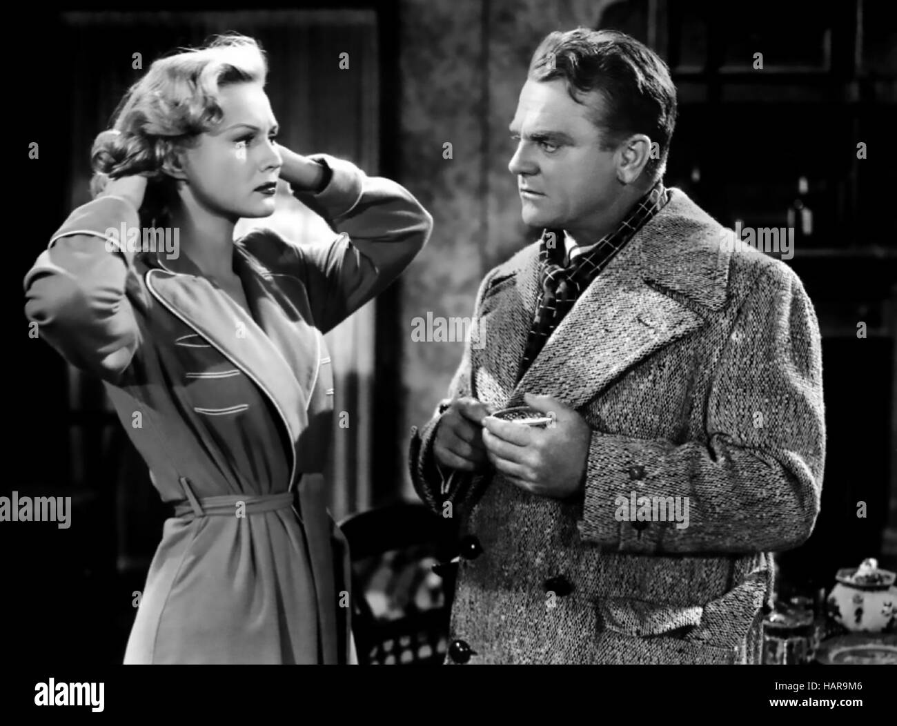 WHITE HEAT 1949 Warner Bros Film mit Virginia Mayo und James Cagney Stockfoto