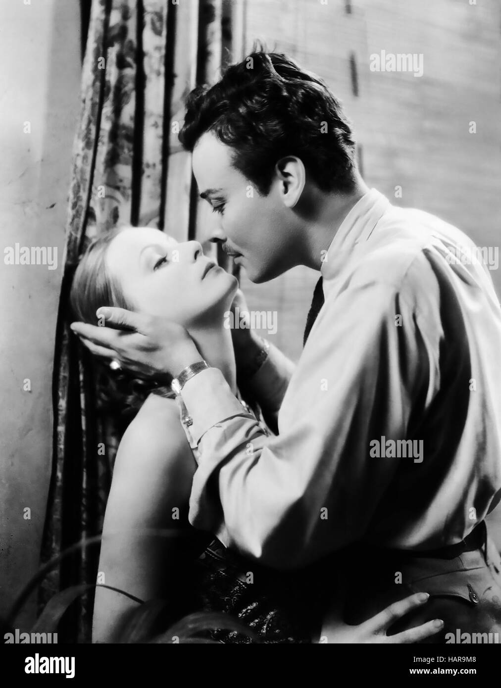 WILDE Orchideen 1929 MGM Film mit Greta Garbo und Lewis Stone Stockfoto