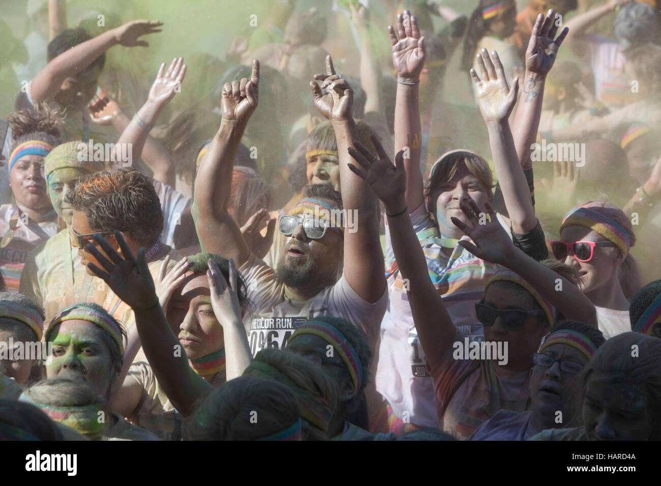 Houston-Color-Run Stockfoto