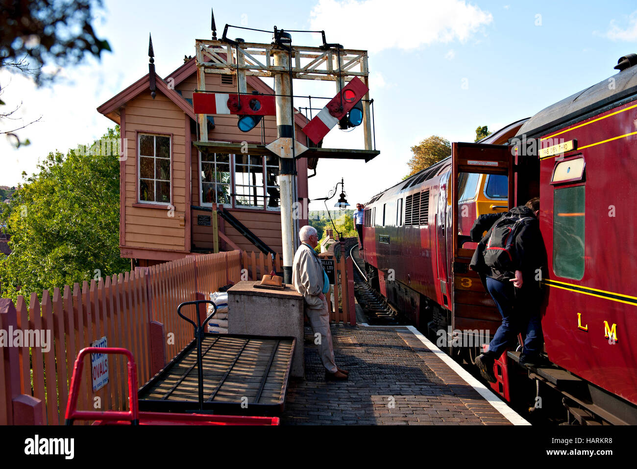 Bewdley Bahnhof, Severn Valley Railway, UK Stockfoto