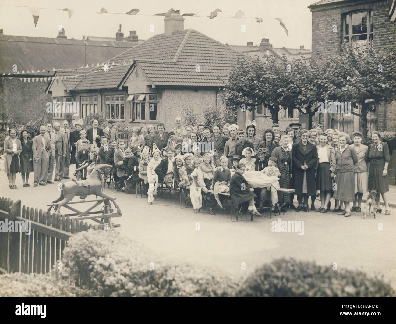 Historisches Archiv Bild des Straßenfest in Bexleyheath, London c1940s Stockfoto