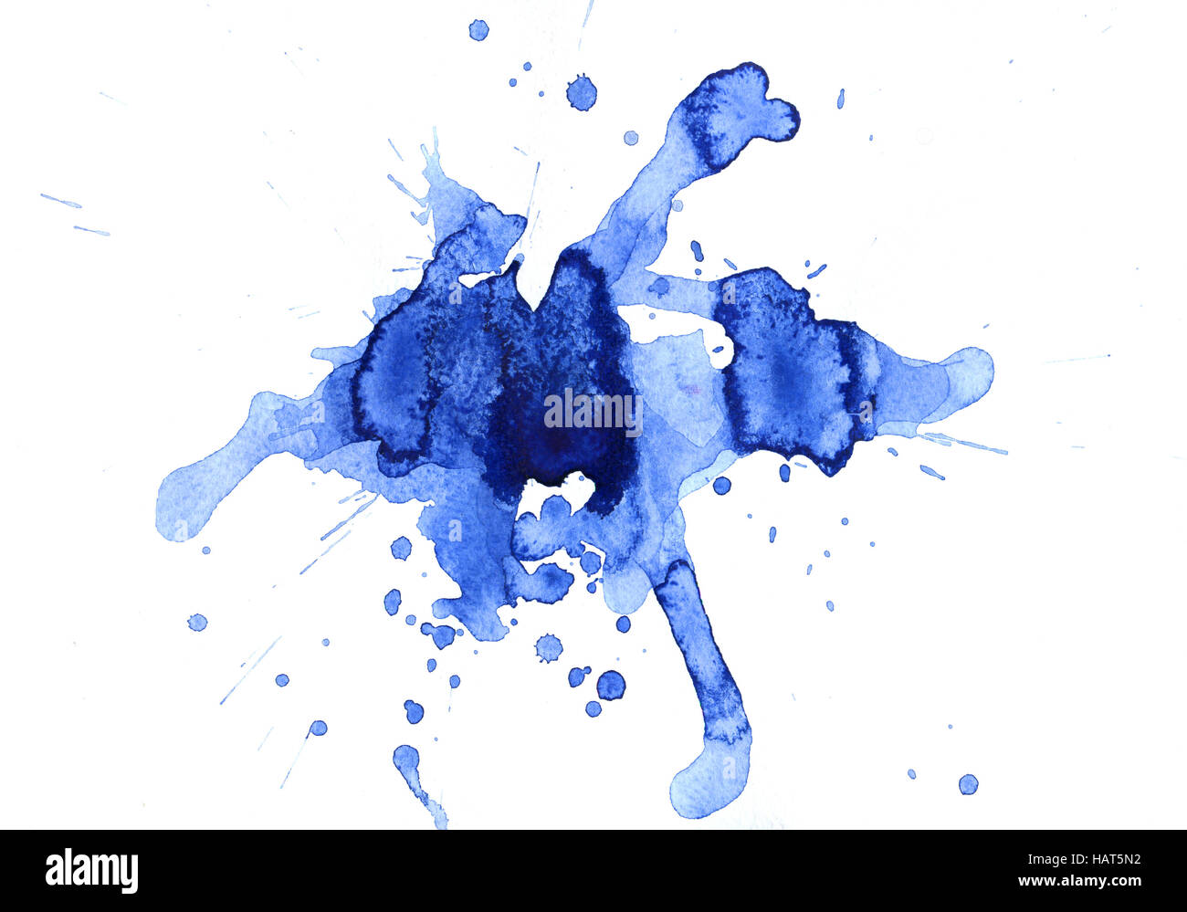 Aquarell Textur von Flecken Stockfoto