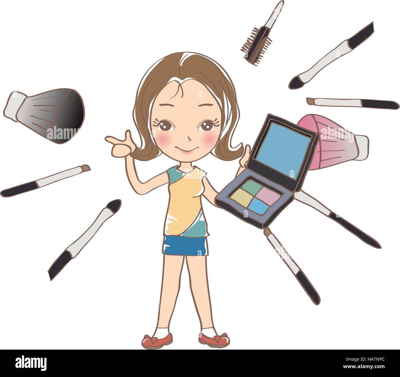 Illustration und Malerei Malerei Stock Vektor
