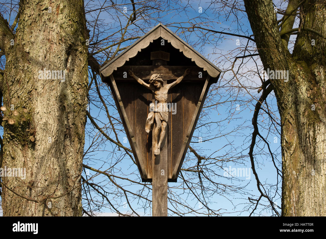 Kreuz, Inri, Weg, Christentum, Religion Stockfoto