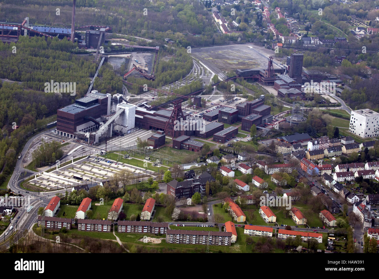 Zeche Zollverein / ehemalige mine Stockfoto