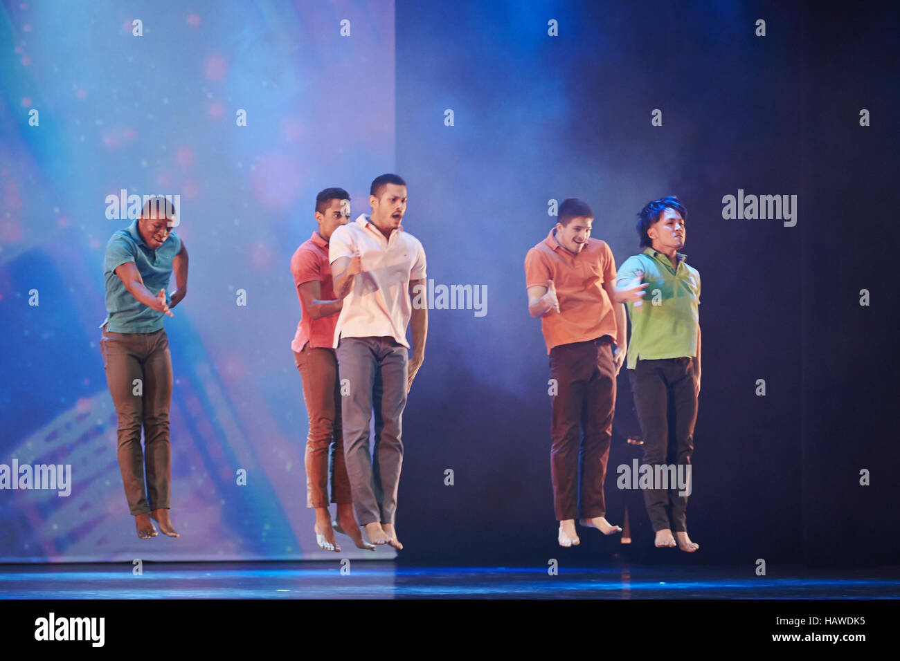 Rock The Ballet in Berlin Premiere. Stockfoto