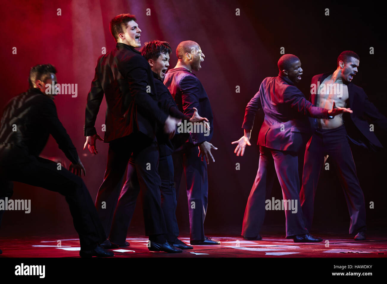 Rock The Ballet in Berlin Premiere. Stockfoto