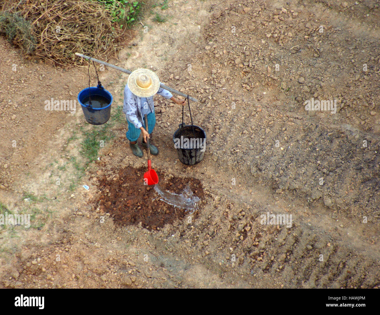 Wasser-Träger Stockfoto