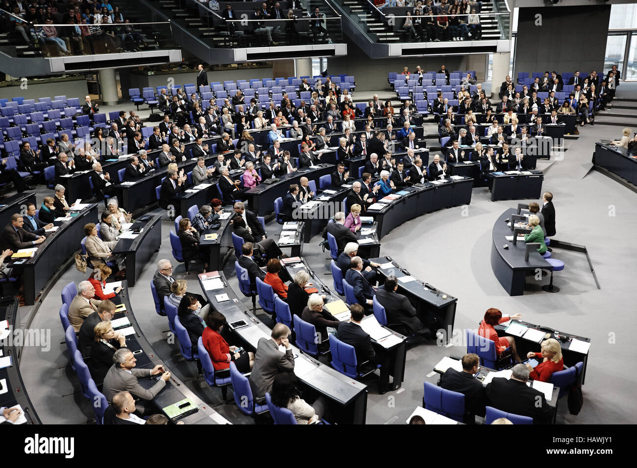 Sondertagung der deutschen Parlament Stockfoto