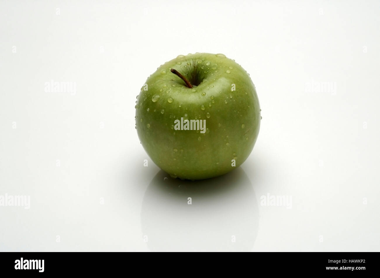 Green Apple, Malus pumila Stockfoto